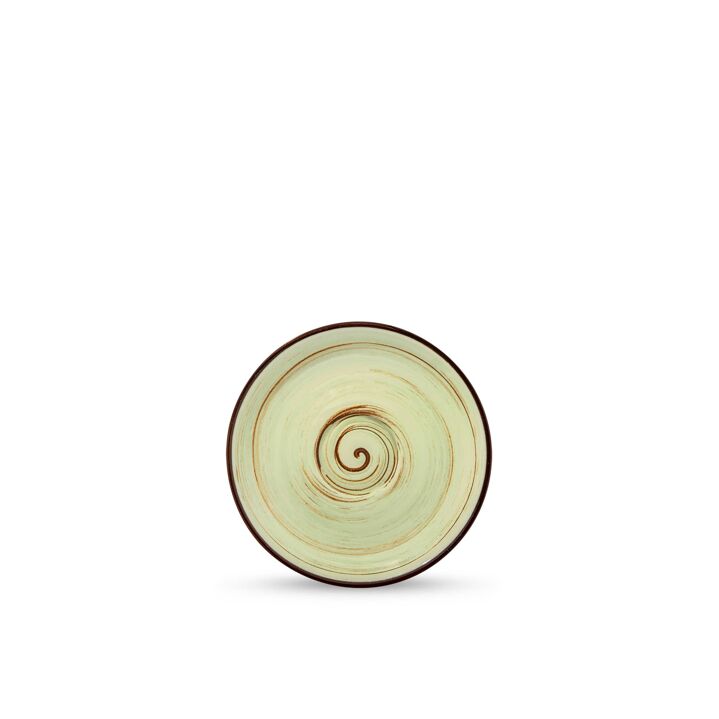 Wilmax Untertasse 11 cm Pistazie Porzellan WL-669133/B