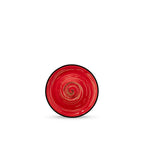 Wilmax Untertasse 11 cm Rot aus Porzellan