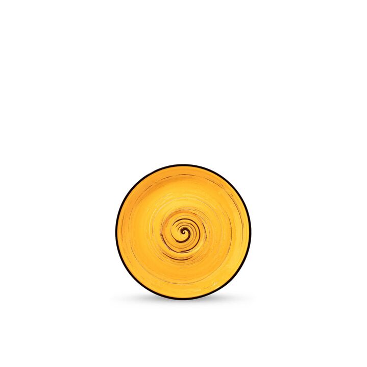 Wilmax Untertasse 11 cm Gelb aus Porzellan