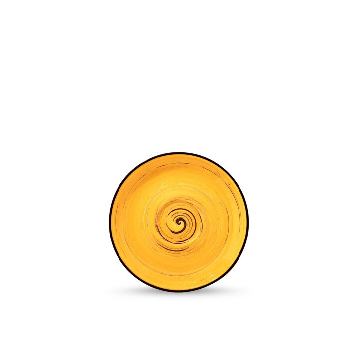 Wilmax Untertasse 12 cm Gelb aus Porzellan