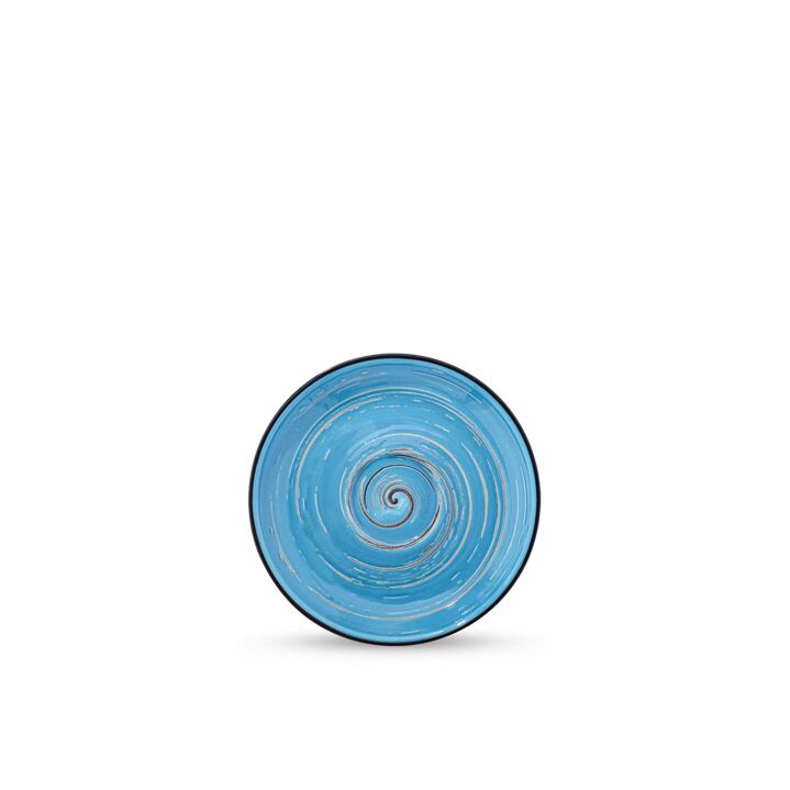 Wilmax Untertasse 11 cm Blau aus Porzellan