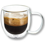 Wilmax Doppelwandige Tasse 200 ml 6er-Set Transparent