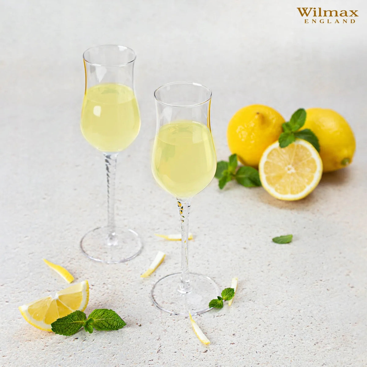 Wilmax Sherryglas 130 ml 2er-Set Transparent aus Wilmax Crystalline-Serie