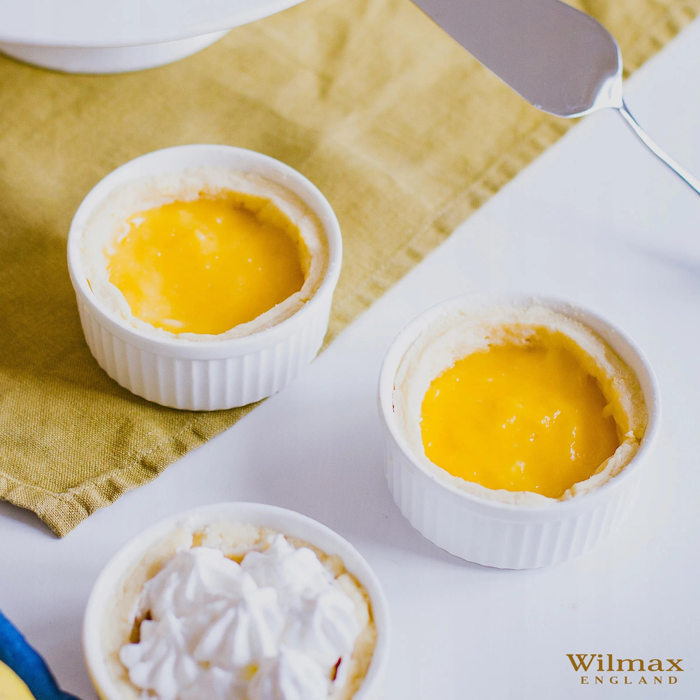 Wilmax Ramekin 400 ml Weiß aus Porzellan