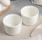 Wilmax Ramekin Ø 8,5 cm 260 ml Weiß aus Porzellan
