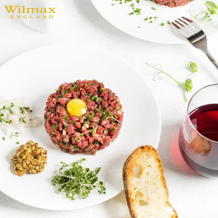 Wilmax Brotteller 15 cm Weiß aus Porzellan