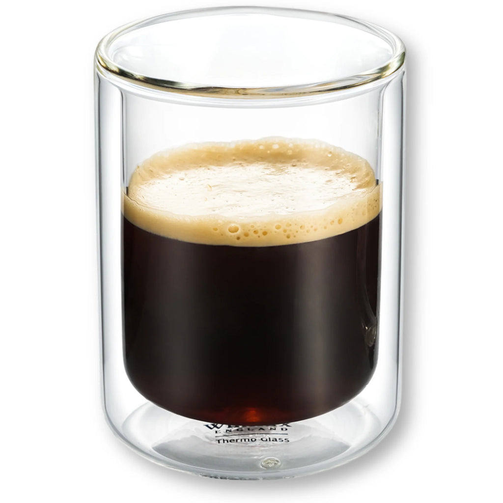 Wilmax Doppelwandiges Thermoglas 400 ml 4er-Set Transparent