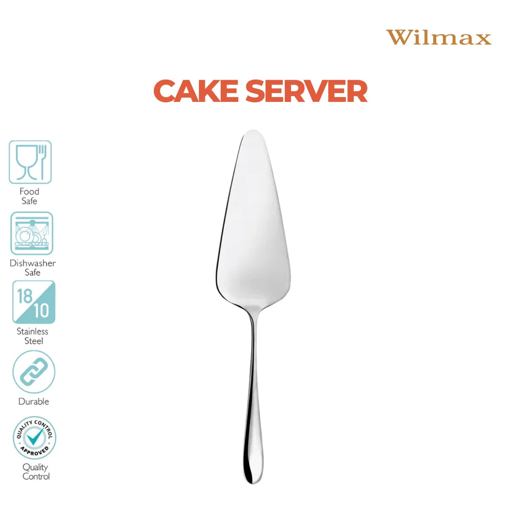 Wilmax Tortenheber 22 cm Silber aus Edelstahl