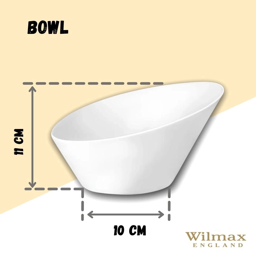 Wilmax Schale 19.5 cm 650 ml aus Porzellan, Weiß WL-992775/A