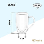 Wilmax Doppelwandiger Thermobecher 500 ml 2er Set WL-888742/A2