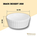Wilmax Snack- und Dessertschale 9 cm 130 ml Porzellan Weiß WL-996054/A