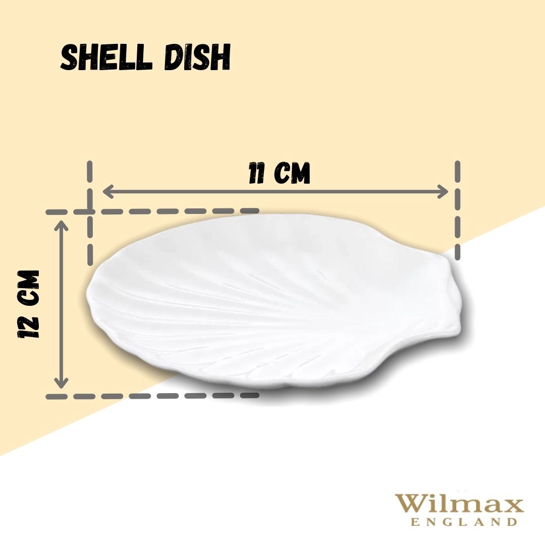 Wilmax Schale 13 cm aus Porzellan, Weiß WL-992010/A