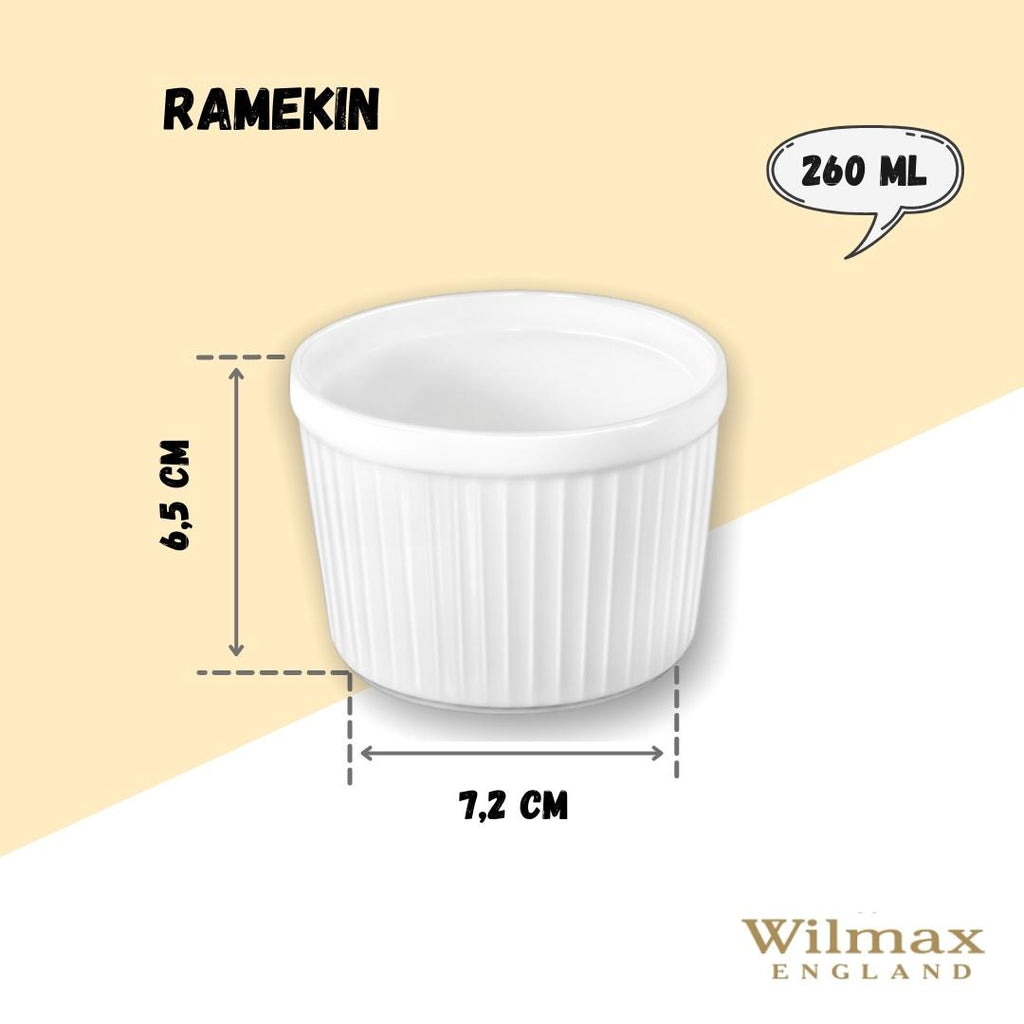 Wilmax Ramekin 260 ml ofenfestes Porzellan WL-996121/A
