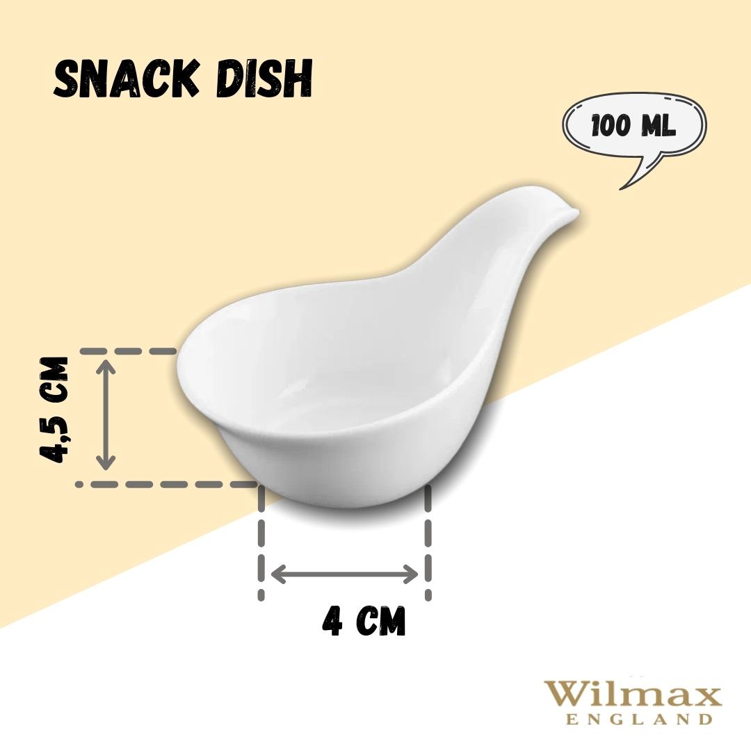 Wilmax Schale 100 ml 12,5 cm Weiß aus Porzellan