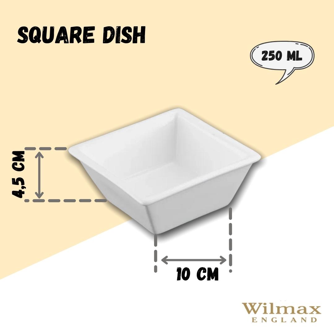 Wilmax Schale 250 ml 11 cm Weiß aus Porzellan