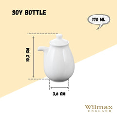 Wilmax Sojasaucen-Flasche 170 ml – Elegantes Design – WL-996015/A