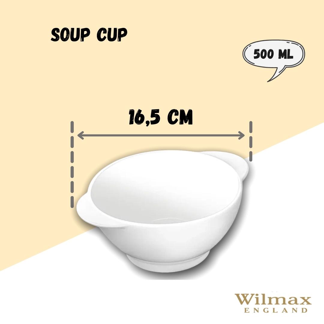 Wilmax Porzellan Suppentasse, 500 ml, WL-991263/A