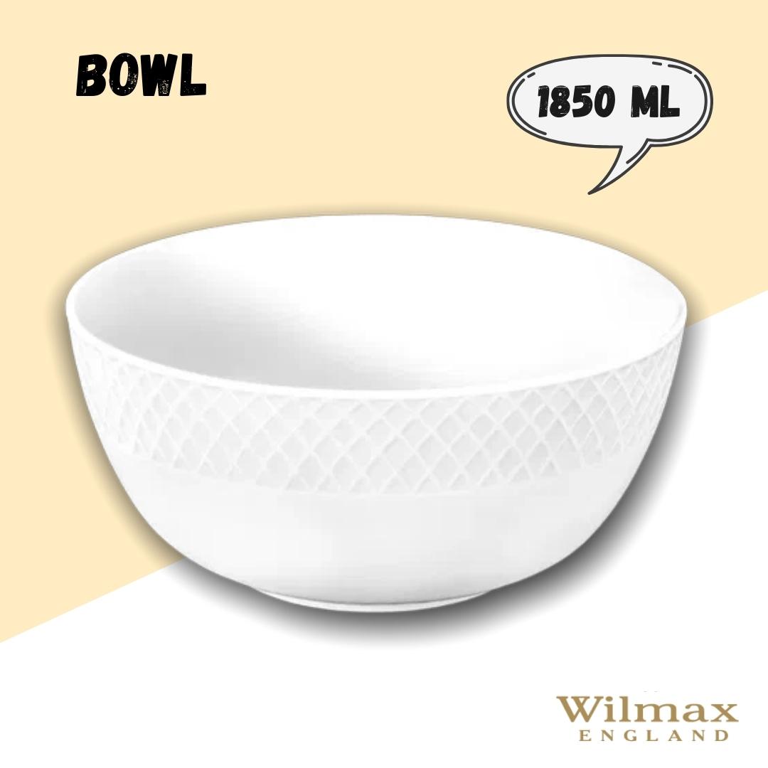 Wilmax Porzellanschale, rund, 20 cm, 1850 ml, WL-880114/A