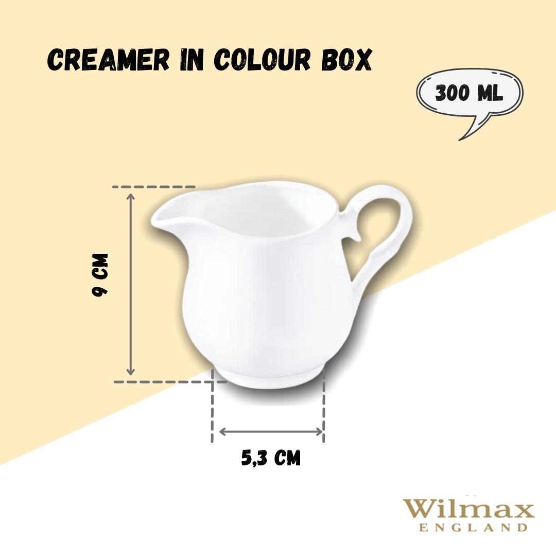 Wilmax Sahnekännchen 300 ml Weiß Porzellan WL-995020/1C
