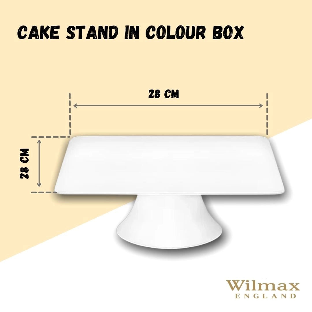 CAKE STAND  28 x 28 x 9 CM     IN COLOUR BOX