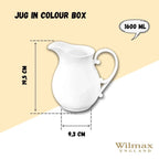 Wilmax Krug 1600 ml Weiß Porzellan WL-995037/A