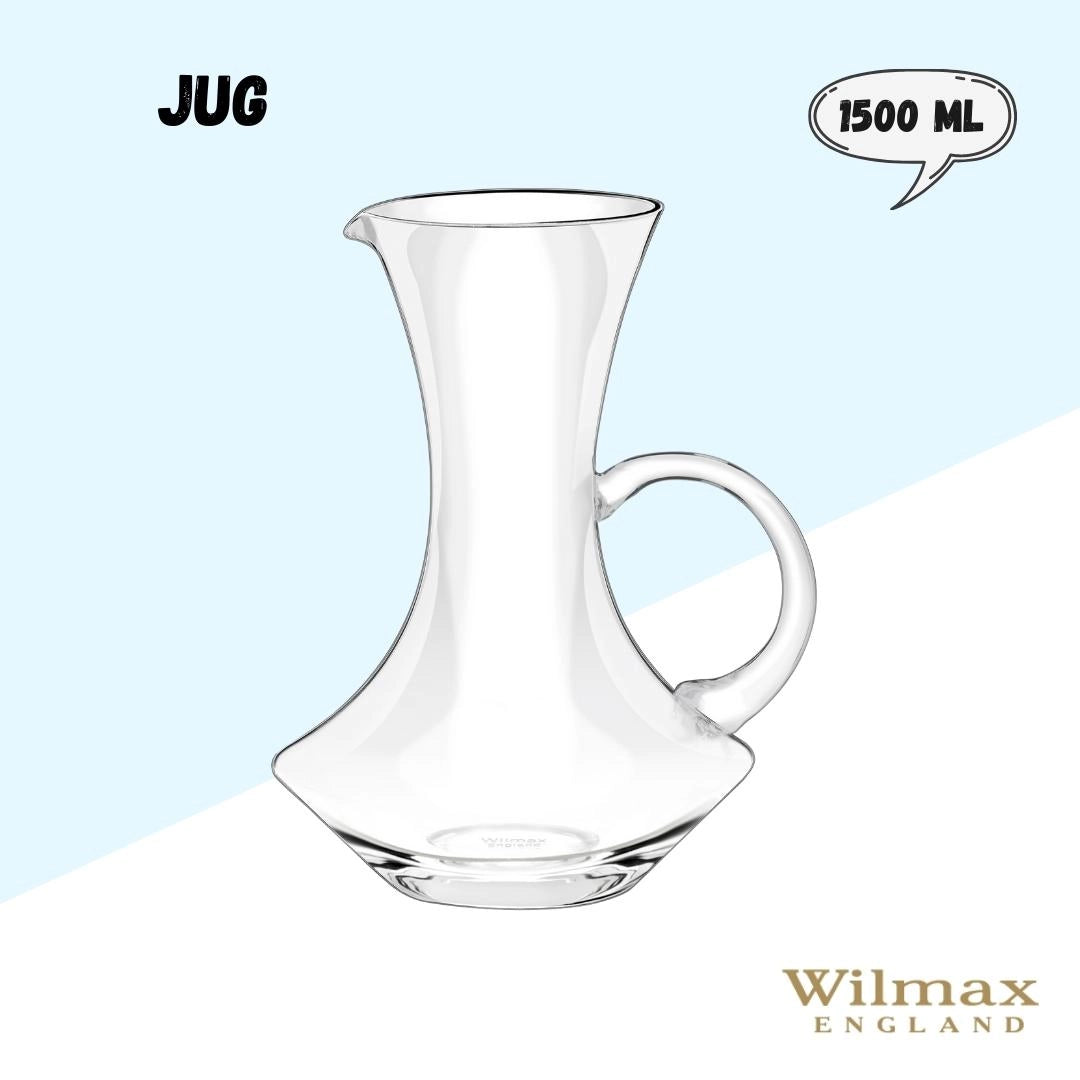 Wilmax Karaffe 1500 ml Kristallglas Transparent WL-888358/1C