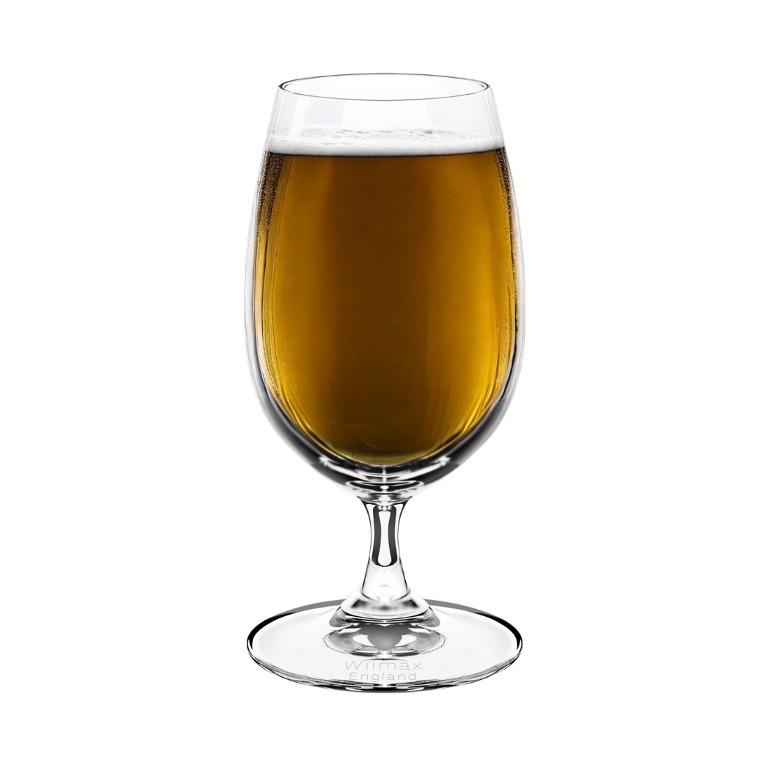 Wilmax Bierglas 420 ml 6er-Set Transparent aus Wilmax Crystalline-Serie