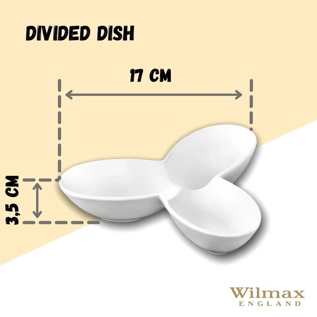 Wilmax Menage 13 cm Weiß aus Porzellan