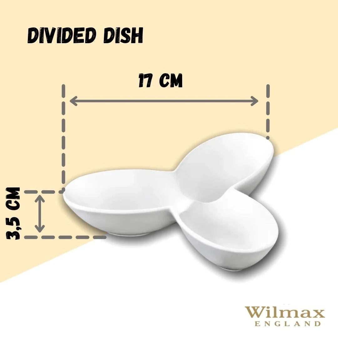 Wilmax Menage 13 cm Weiß aus Porzellan