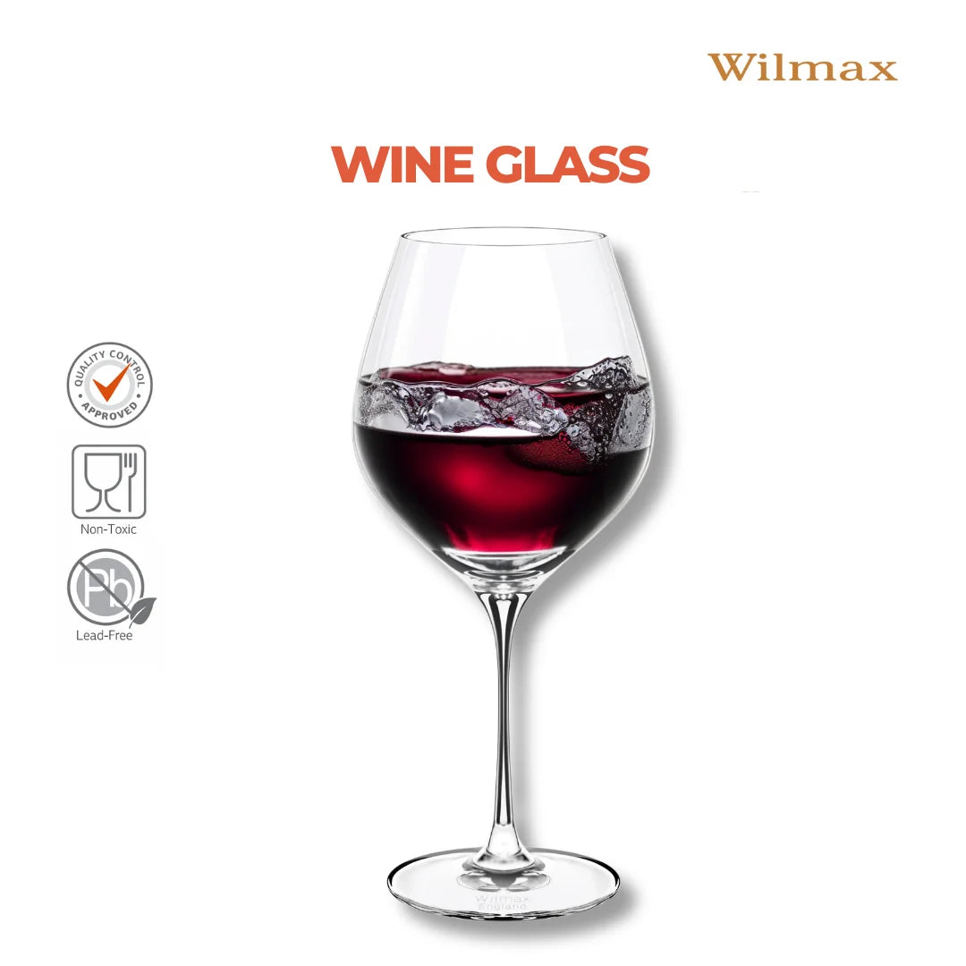 Wilmax Chardonnay Weinglas 800 ml 2er-Set Transparent aus Wilmax Crystalline-Serie