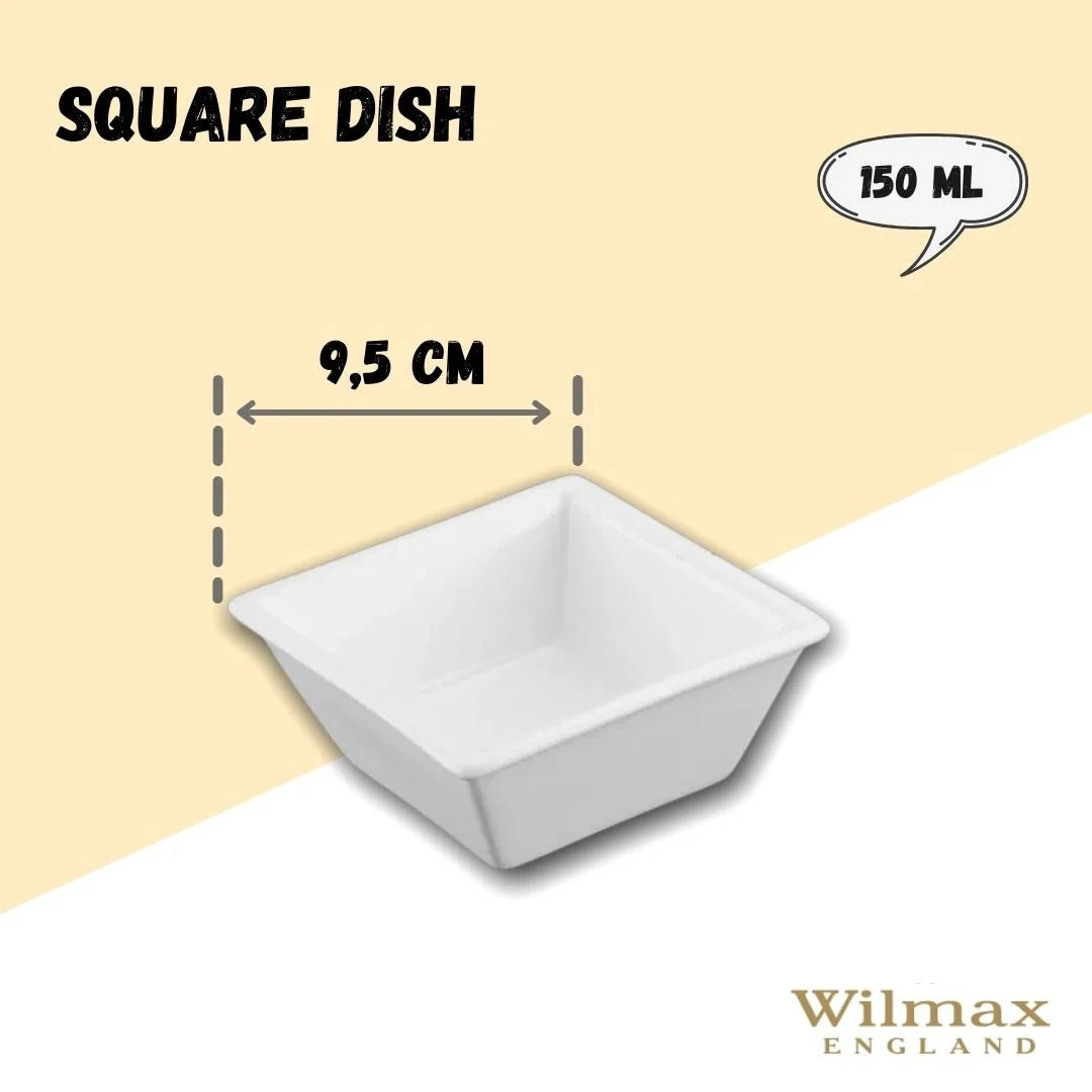 Wilmax Schale 150 ml 9,5 cm Weiß aus Porzellan