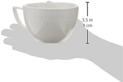 Wilmax WL-880109/2C Porzellan Jumbo Becher, Weiss, 500mL Kapazität, 2 Stück