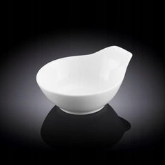 Wilmax Porzellan Schale 100 ml, organische Form, 10,5 cm WL-992486/A