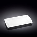 Wilmax Servierplatte 29,5 × 15 cm Weiß aus Porzellan