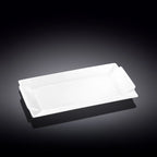 Wilmax Servierplatte 29,5 × 15 cm Weiß aus Porzellan