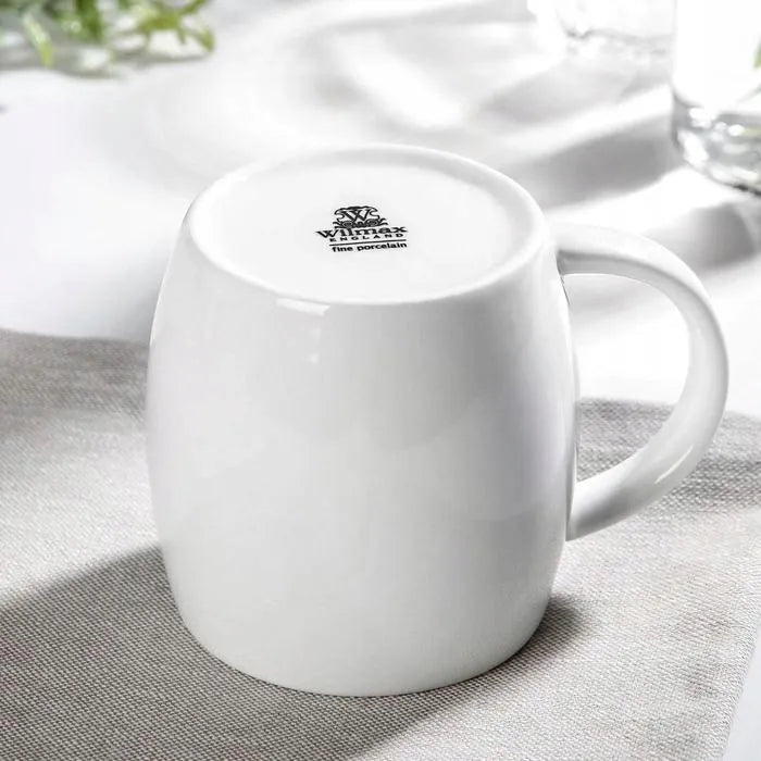 Wilmax Becher 400 ml Weiß aus Porzellan