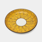 Wilmax Untertasse 15 cm Gelb aus Porzellan