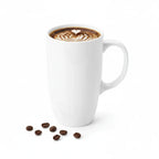 Wilmax Becher 630 ml Weiß aus Porzellan