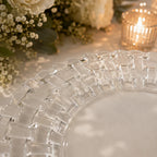 Wilmax Platzteller Ø 33 cm Transparent aus Glas