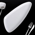 Wilmax Teller 36 cm Weiß aus Porzellan