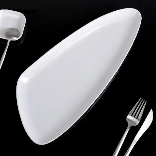 Wilmax Teller 36 cm Weiß aus Porzellan