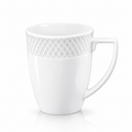 Wilmax Tasse 350 ml Weiß aus Porzellan