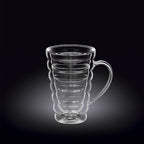 Wilmax Doppelwandiger Thermobecher 250 ml 2er-Set Transparent