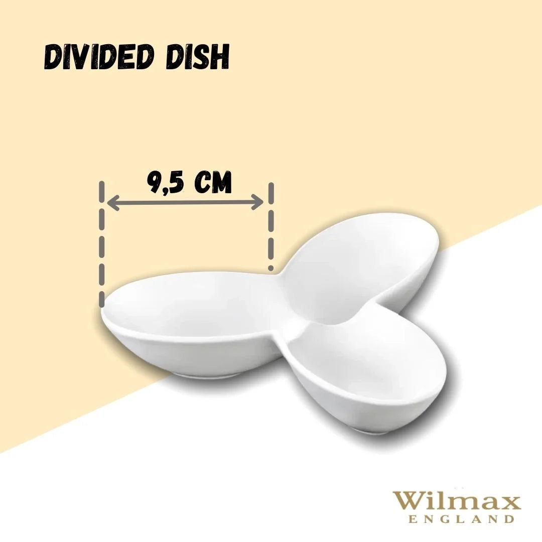 Wilmax Menage 13 cm Weiß aus Porzellan