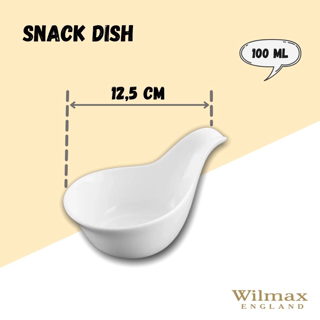 Wilmax Schale 100 ml 12,5 cm Weiß aus Porzellan