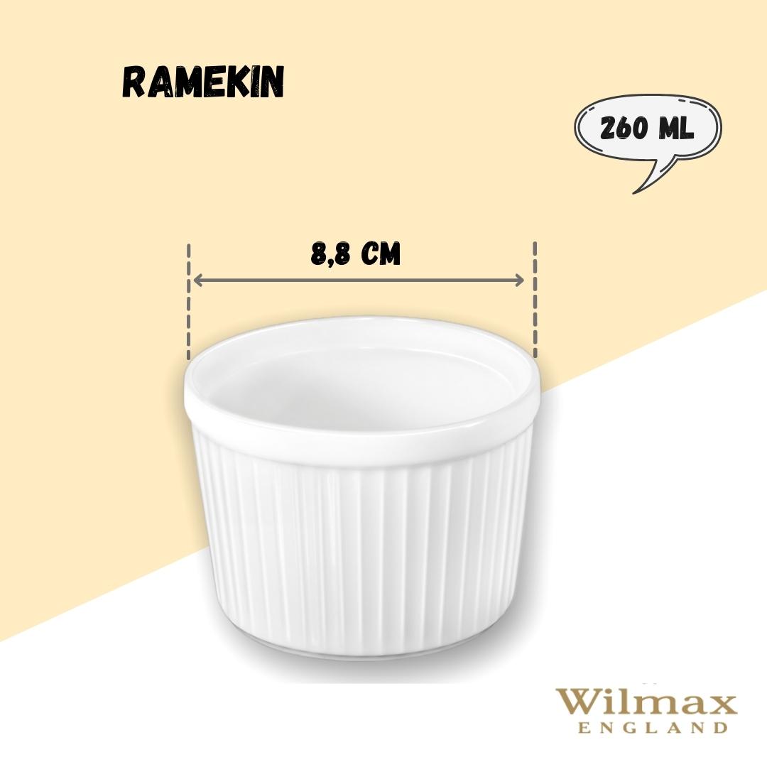 Wilmax Ramekin 260 ml ofenfestes Porzellan WL-996121/A