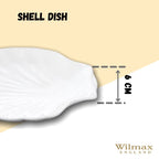Wilmax Schale 13 cm aus Porzellan, Weiß WL-992010/A