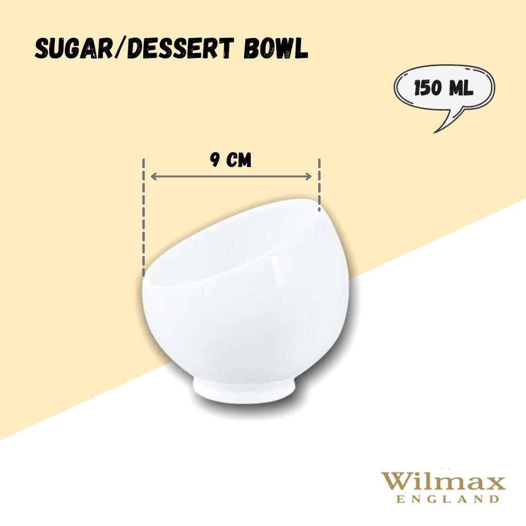 Wilmax Dessertschalen 8.5 x 9 cm Weiß Porzellan 6er Set WL-995000/A6