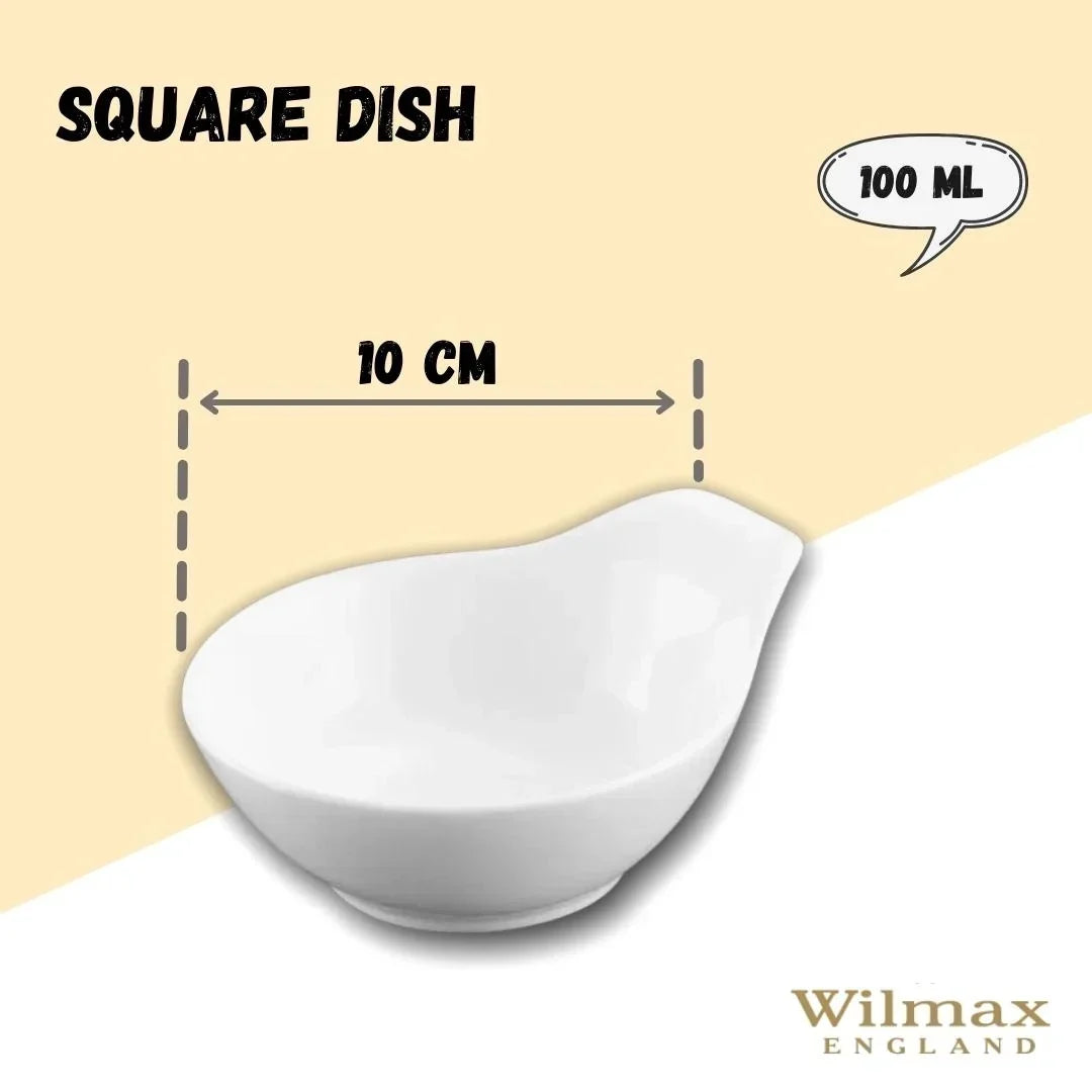 Wilmax Schale 100 ml 10,5 cm Weiß aus Porzellan