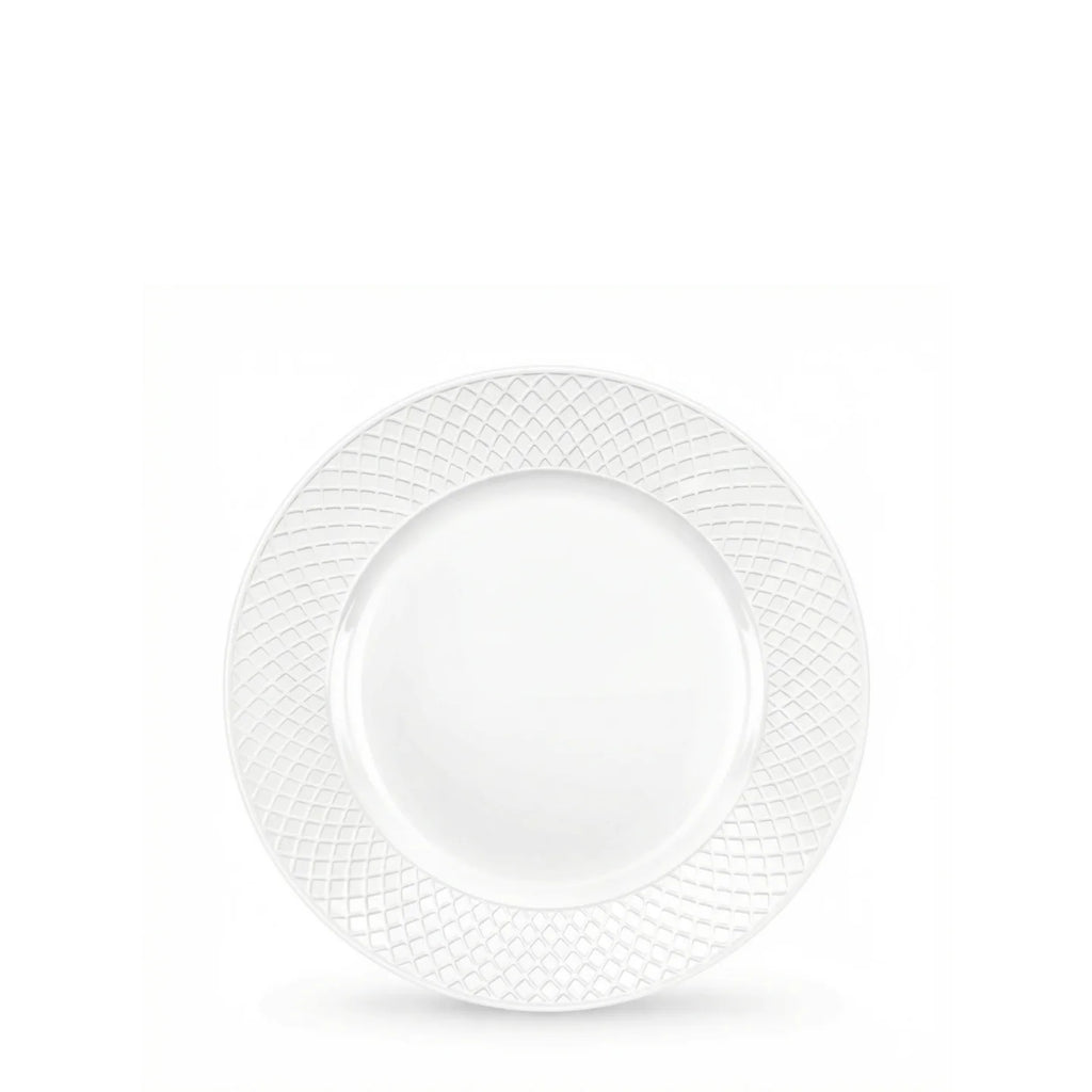 Wilmax Dessertteller Ø 20 cm 2er-Set Weiß aus Porzellan für Kuchen